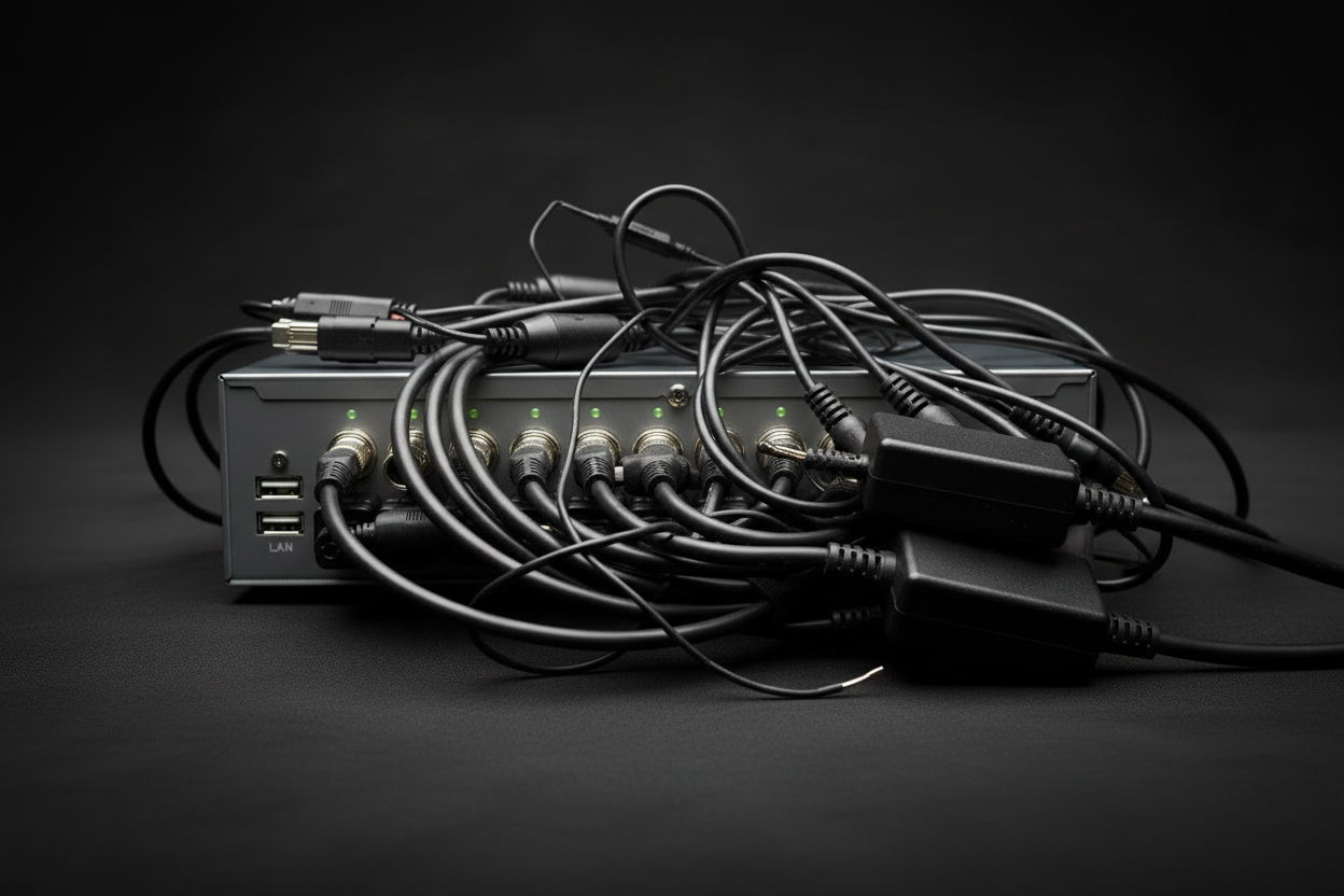 DVR Video Balun desordenado